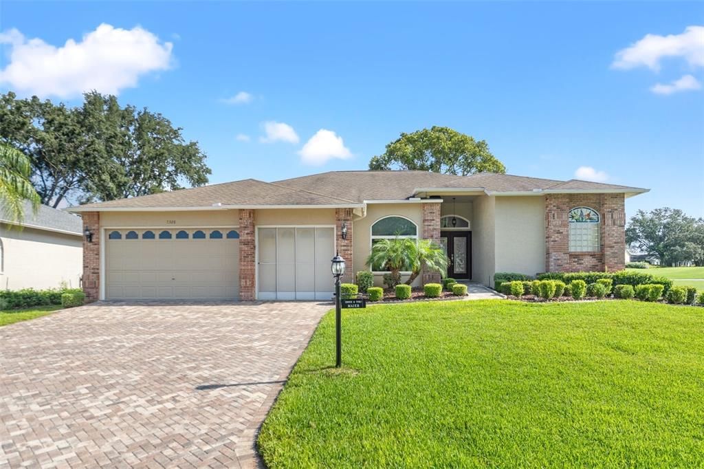 Attached, Backyard, Exterior, Facade, Brick Facade, Ranch