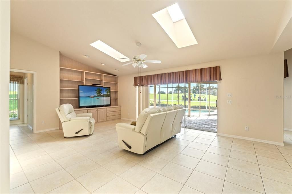 Interior, Living room, Recessed Lighting