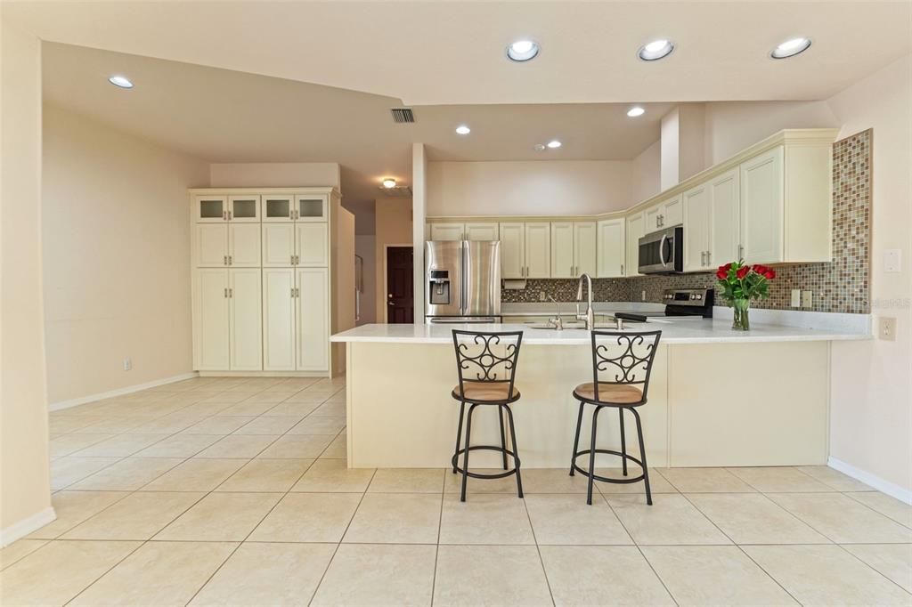 Interior, Kitchen, Recessed Lighting, Stainless Steel Appliances