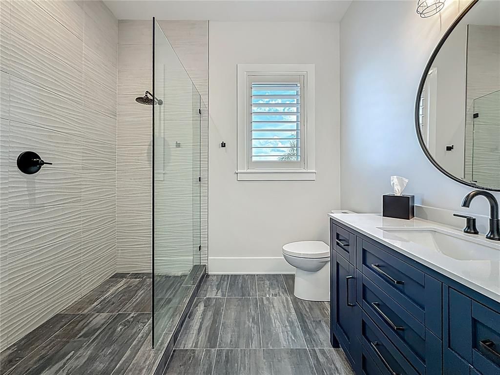 Bathroom, Glass Shower, Interior