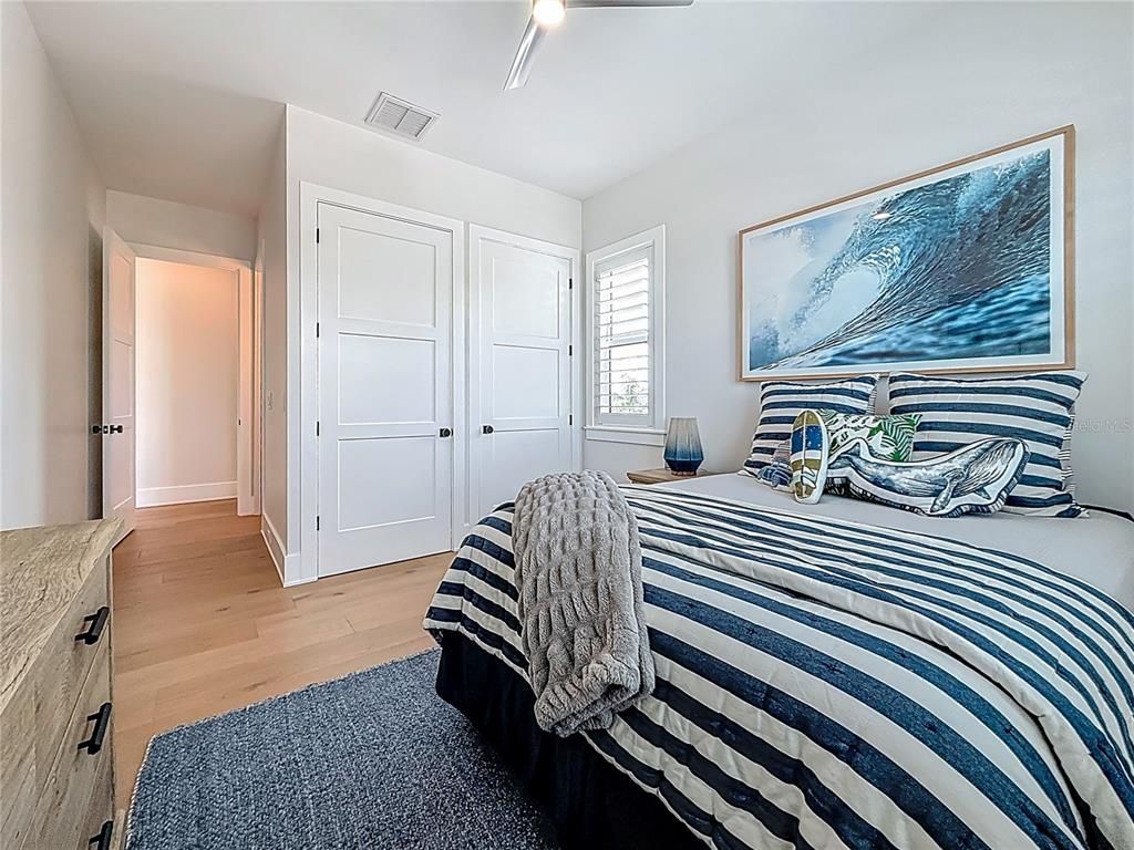 Bedroom, Interior, Wood Texture Flooring