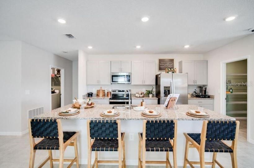 Interior, Kitchen, Recessed Lighting, Stainless Steel Appliances