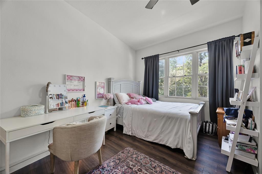 Bedroom, Home Office, Interior, Wood Texture Flooring