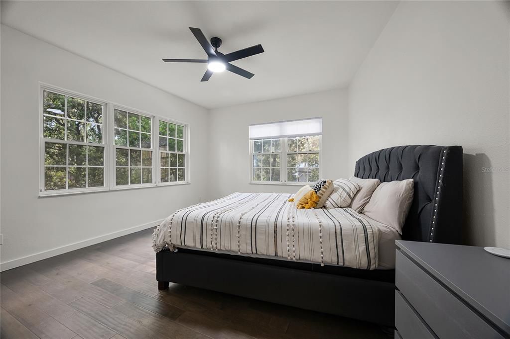 Bedroom, Interior, Wood Texture Flooring