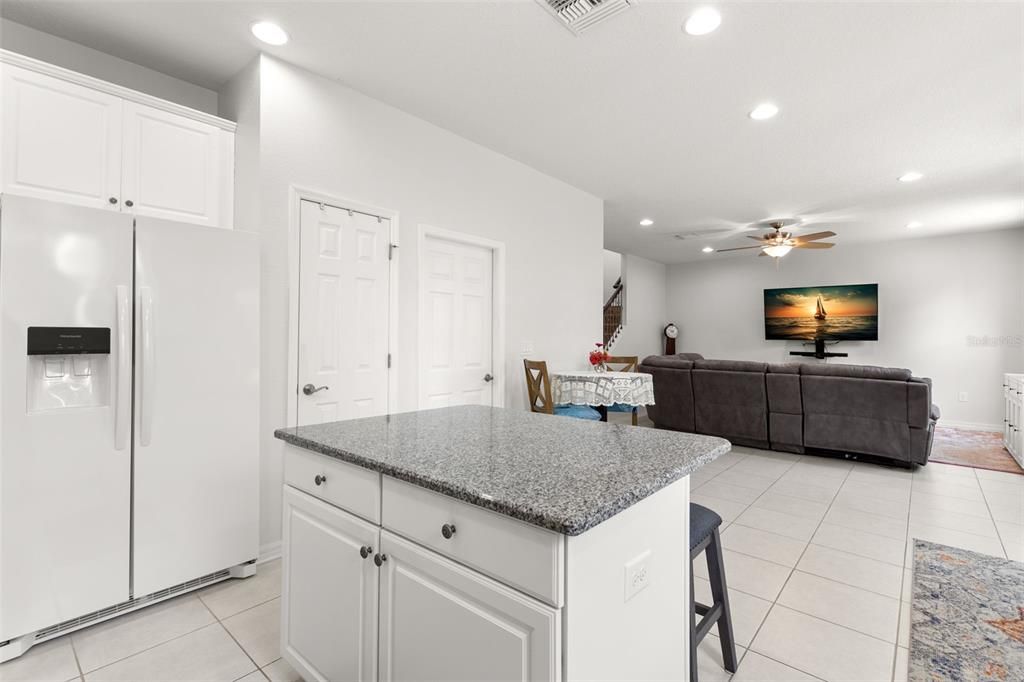 Interior, Living room, Recessed Lighting