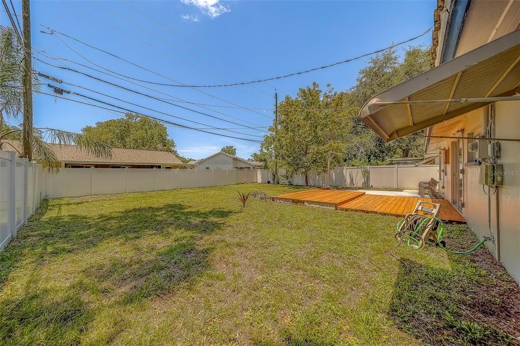 Backyard, Exterior