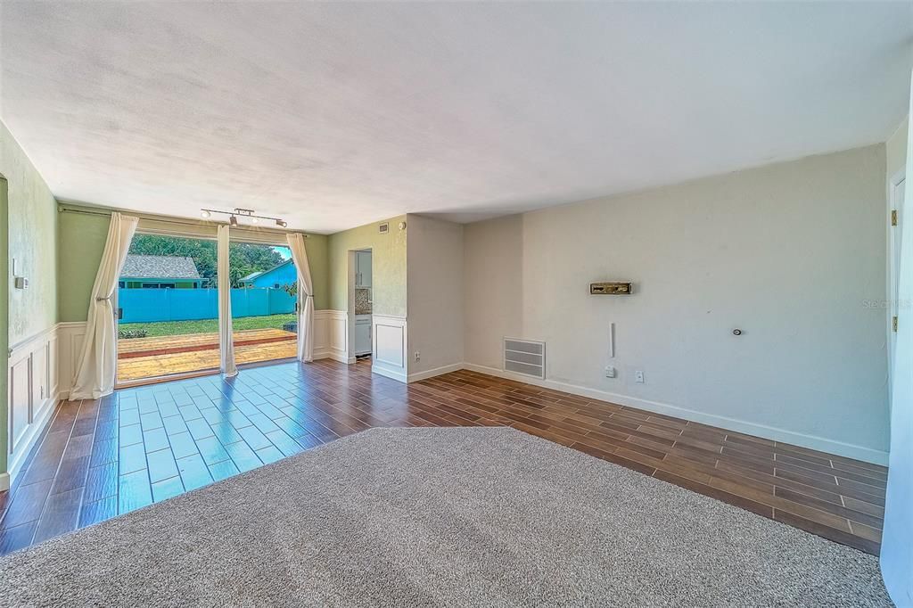 Empty room, Interior, Wood Texture Flooring