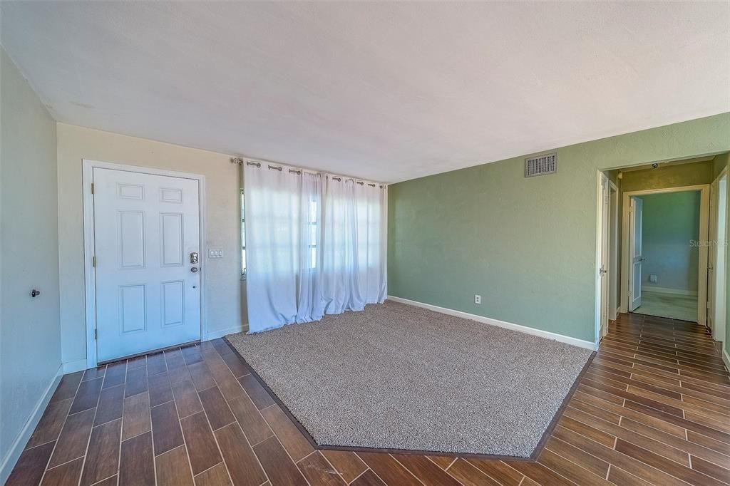 Empty room, Interior, Wood Texture Flooring