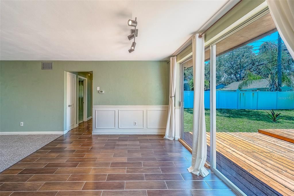 Empty room, Interior, Wood Texture Flooring