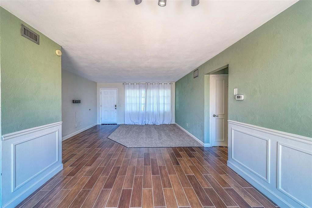 Empty room, Interior, Wood Texture Flooring