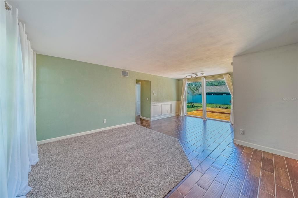 Empty room, Interior, Wood Texture Flooring