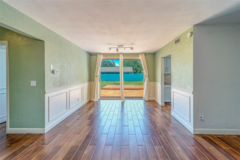 Empty room, Interior, Wood Texture Flooring