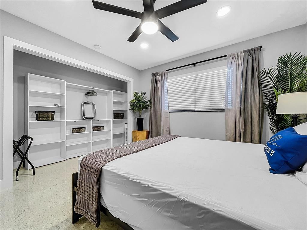 Bedroom, Interior, Recessed Lighting