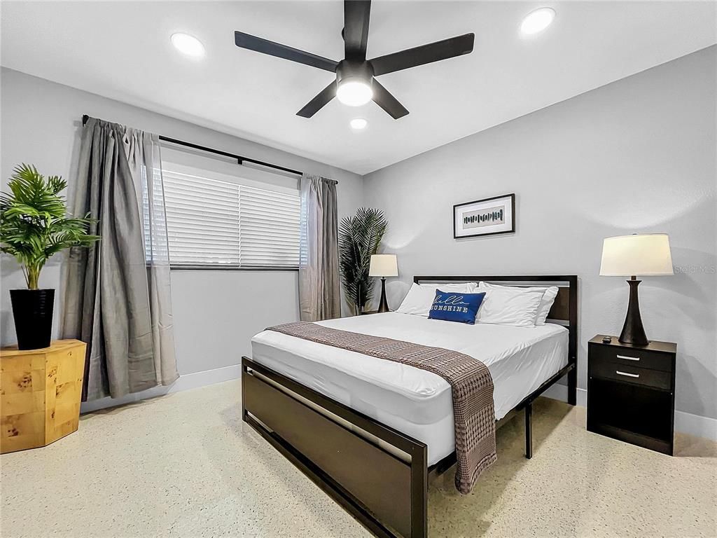 Bedroom, Interior, Recessed Lighting