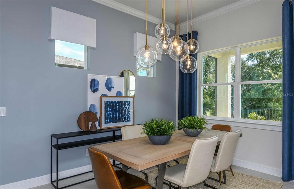 Dining room, Interior, Pendant Lights