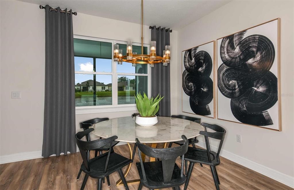 Chandelier, Dining room, Interior, Pendant Lights, Water, Wood Texture Flooring