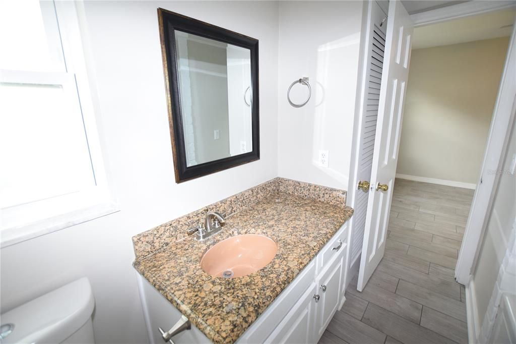 Bathroom, Interior, Wood Texture Flooring