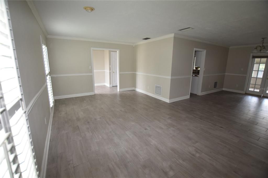 Empty room, Interior, Wood Texture Flooring