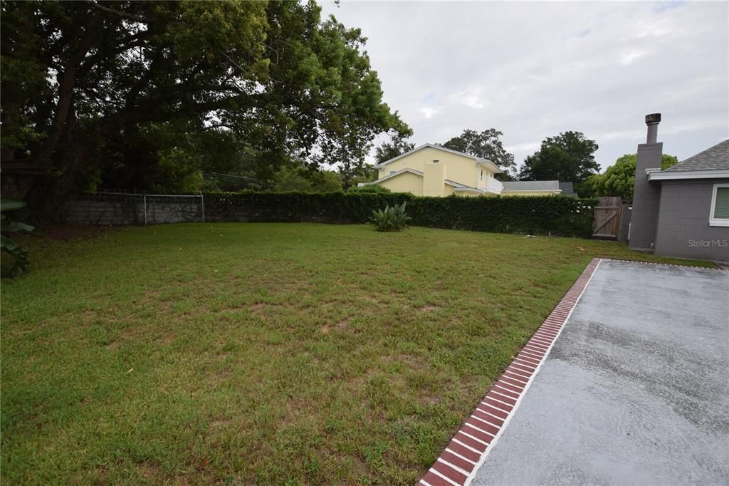 Backyard, Exterior