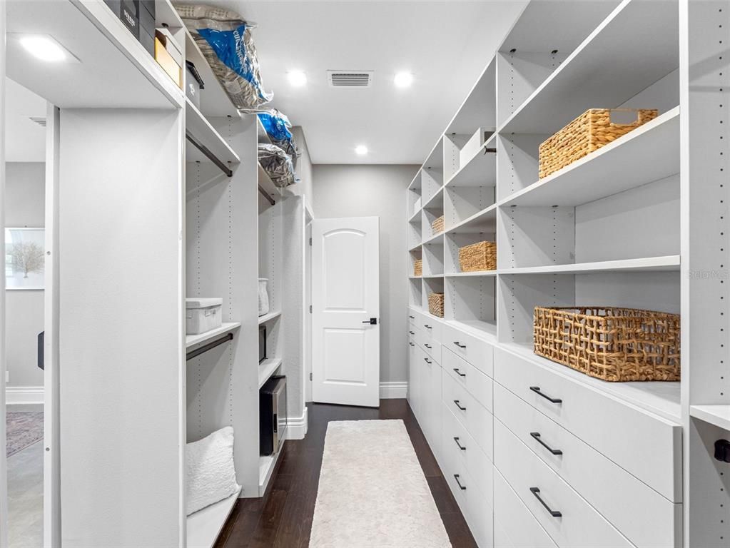 Interior, Recessed Lighting, Walk-in Closets, Wood Texture Flooring