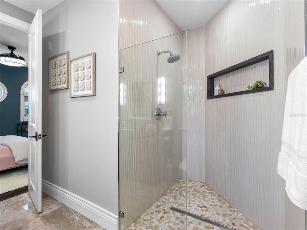 Bathroom, Glass Shower, Interior