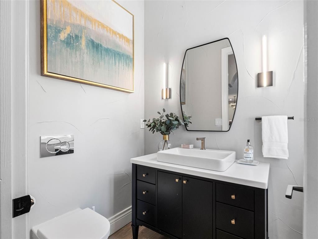 Bathroom, Interior, Wood Texture Flooring