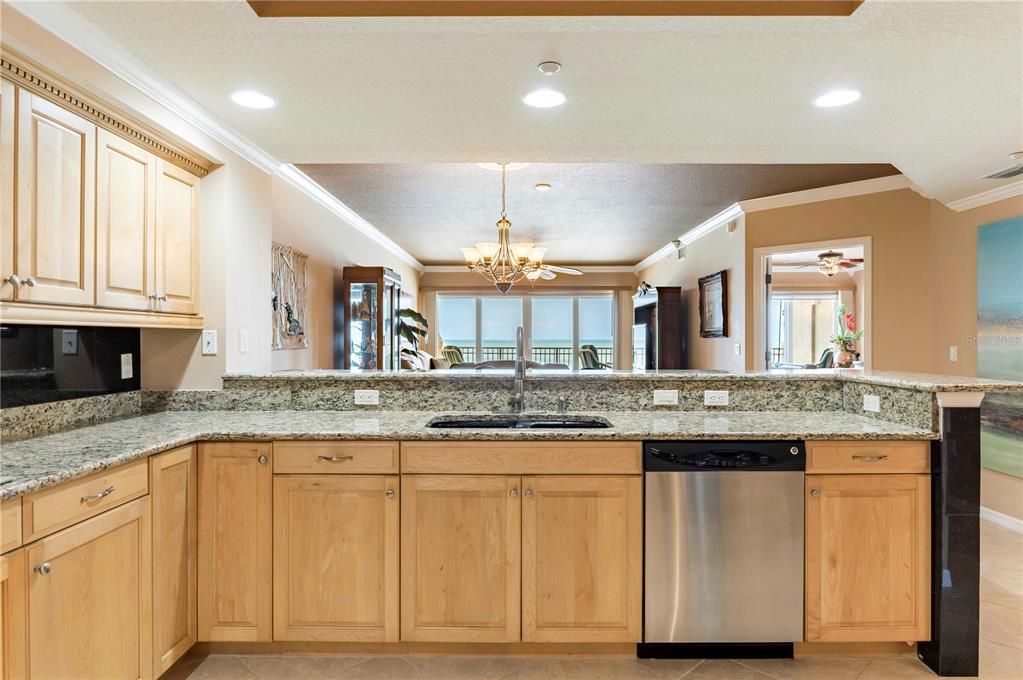 Chandelier, Interior, Kitchen, Recessed Lighting