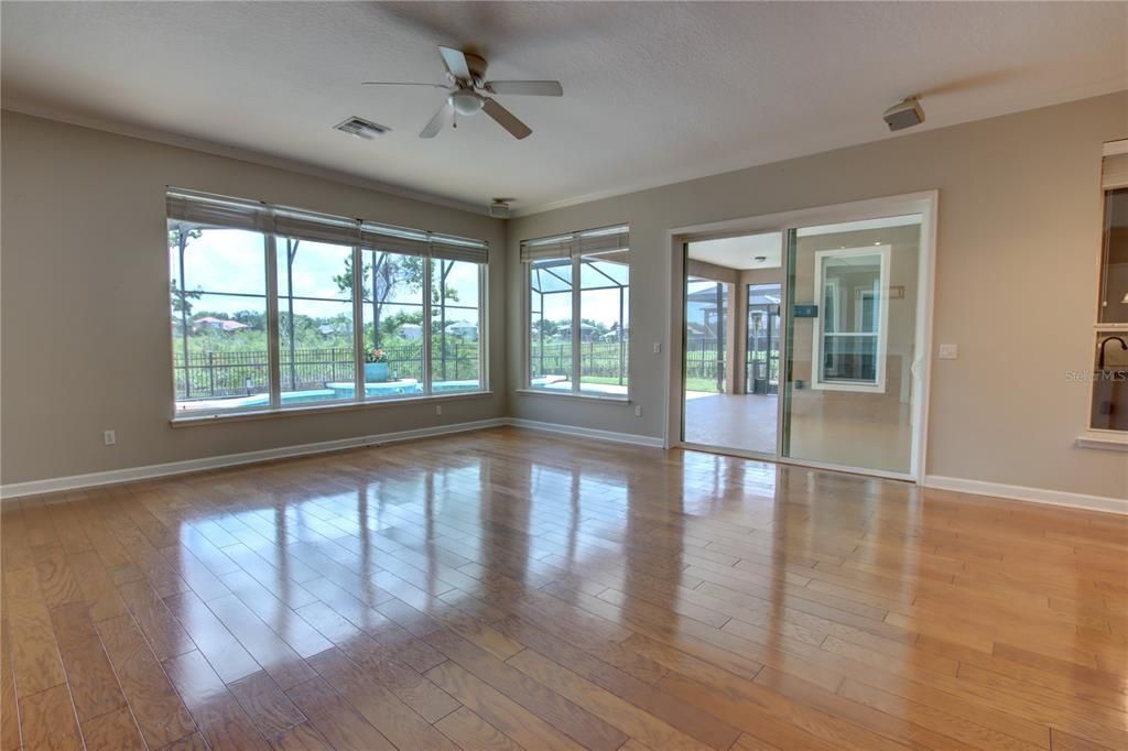Empty room, Interior, Wood Texture Flooring