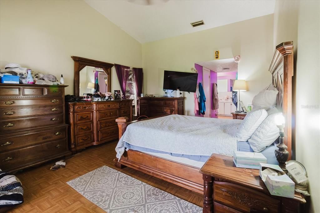 Bedroom, Interior, Wood Texture Flooring