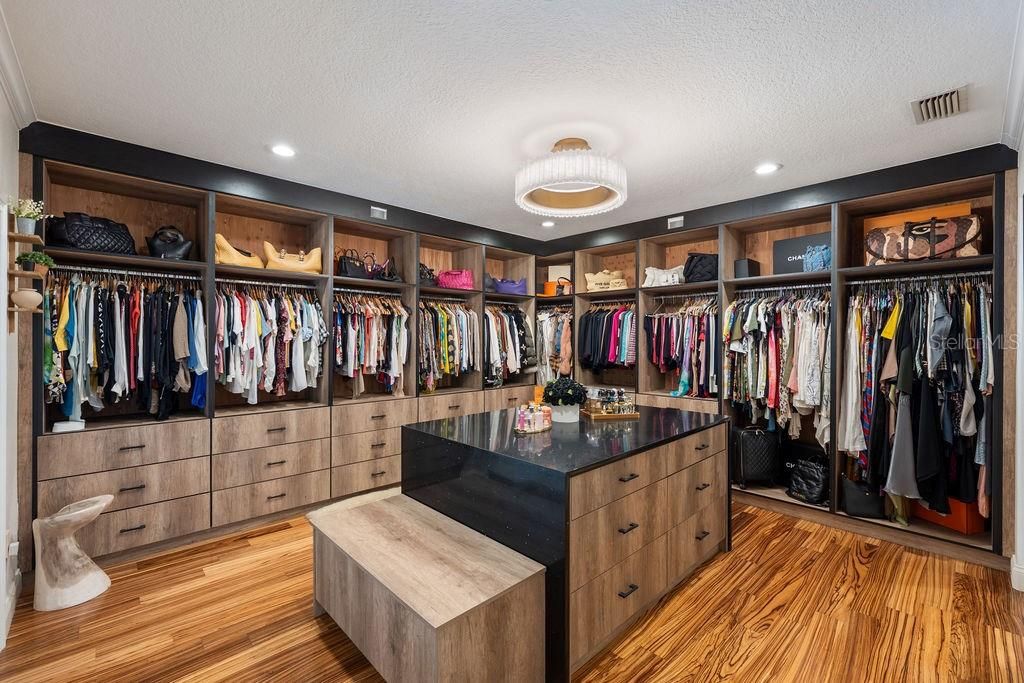 Interior, Recessed Lighting, Walk-in Closets, Wood Texture Flooring