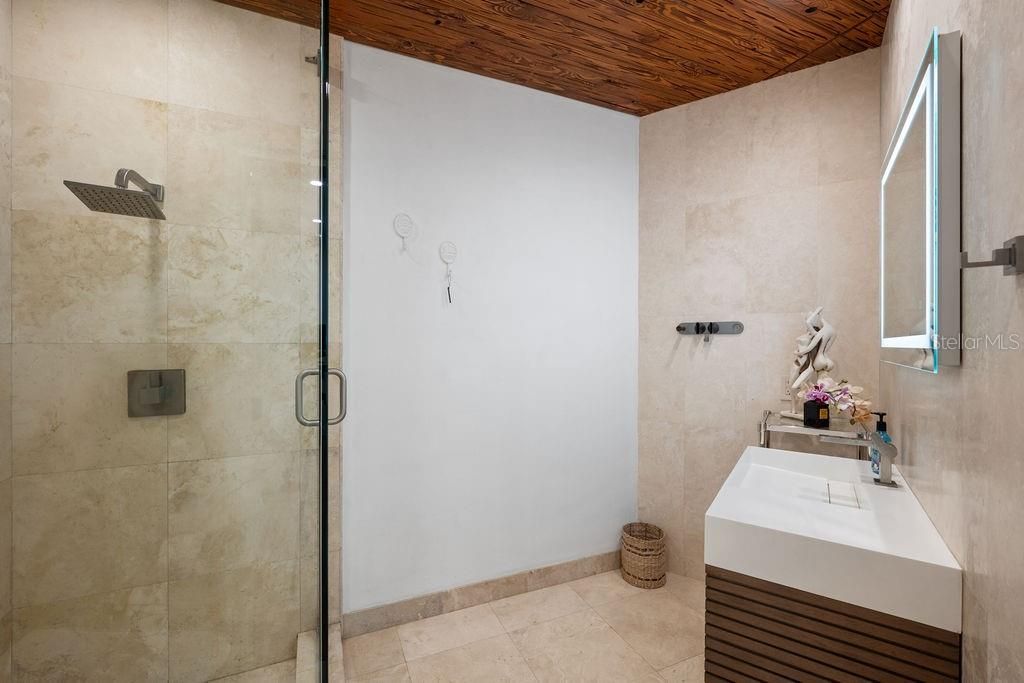 Bathroom, Glass Shower, Interior