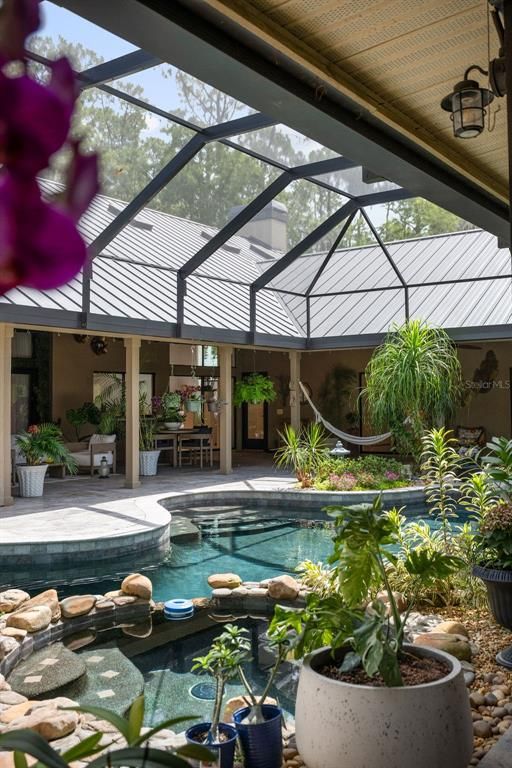 Glass Ceilings, Interior, Pool, Sun Room