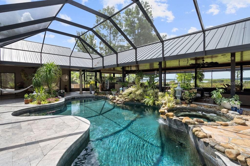 Glass Ceilings, Interior, Pool, Sun Room