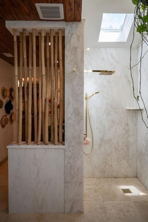 Bathroom, Interior, Marble Walls