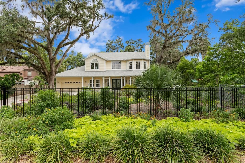 Attached, Backyard, Exterior, Facade, Farmhouse