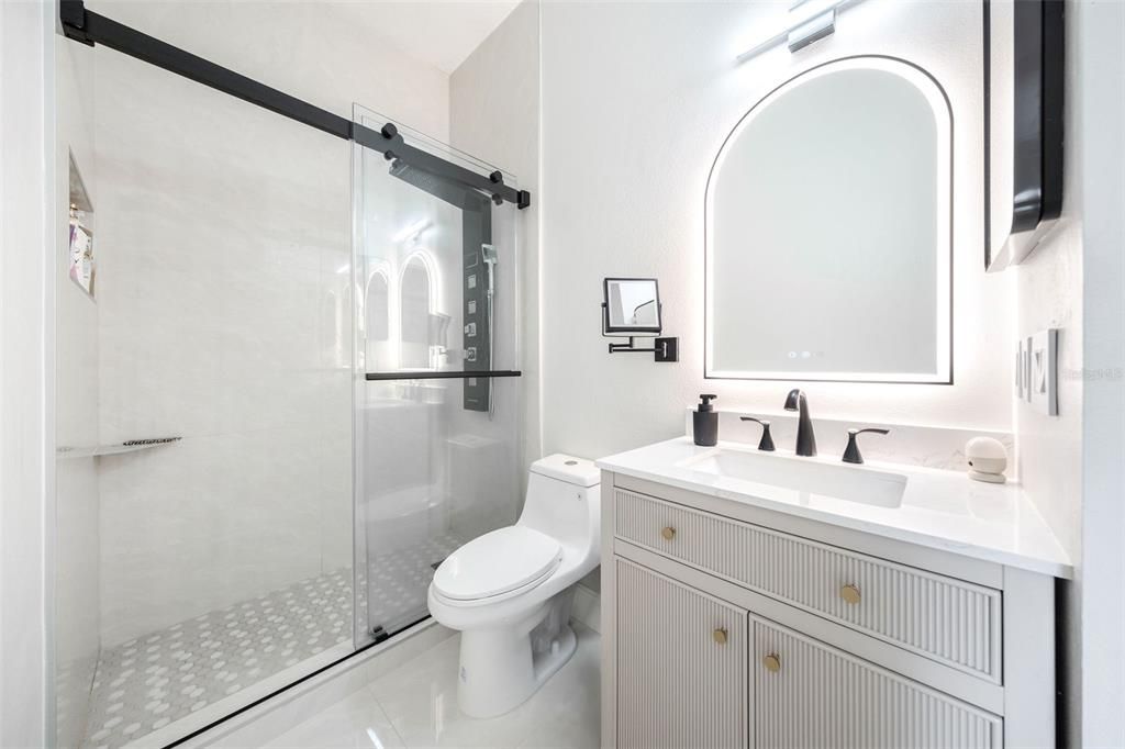 Bathroom, Glass Shower, Interior