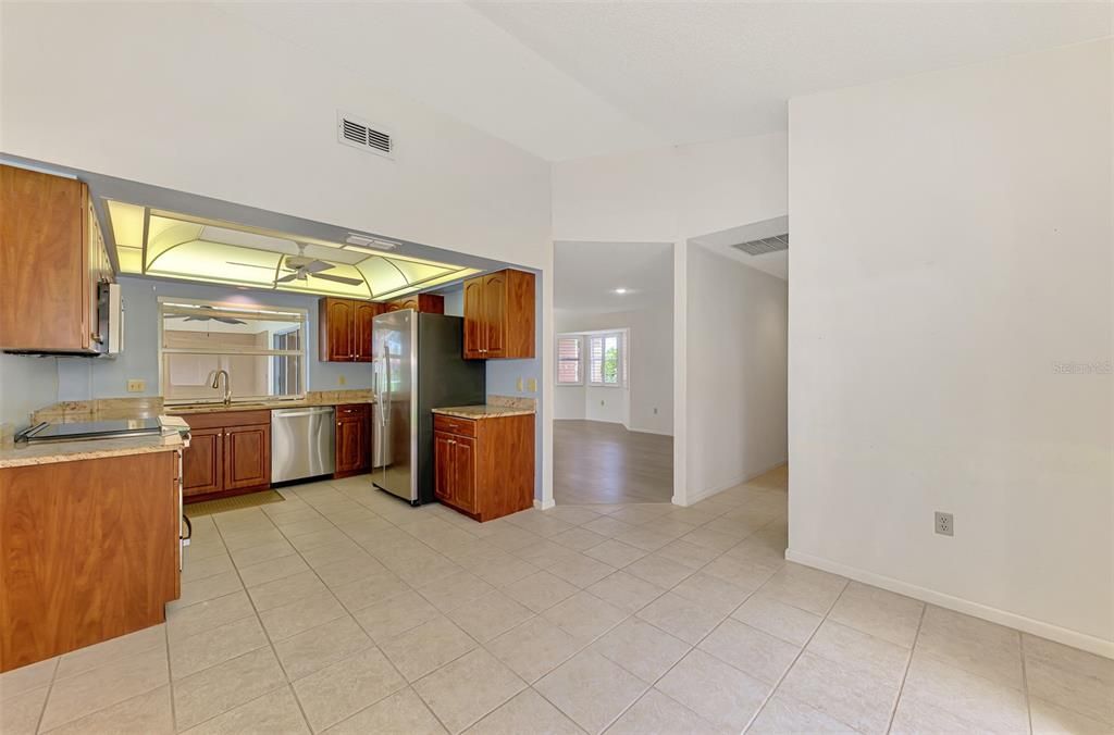 Interior, Kitchen, Recessed Lighting, Stainless Steel Appliances