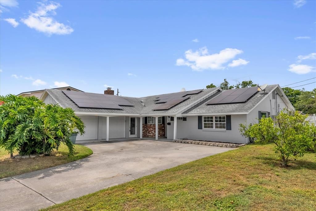 Backyard, Exterior, Solar Panels