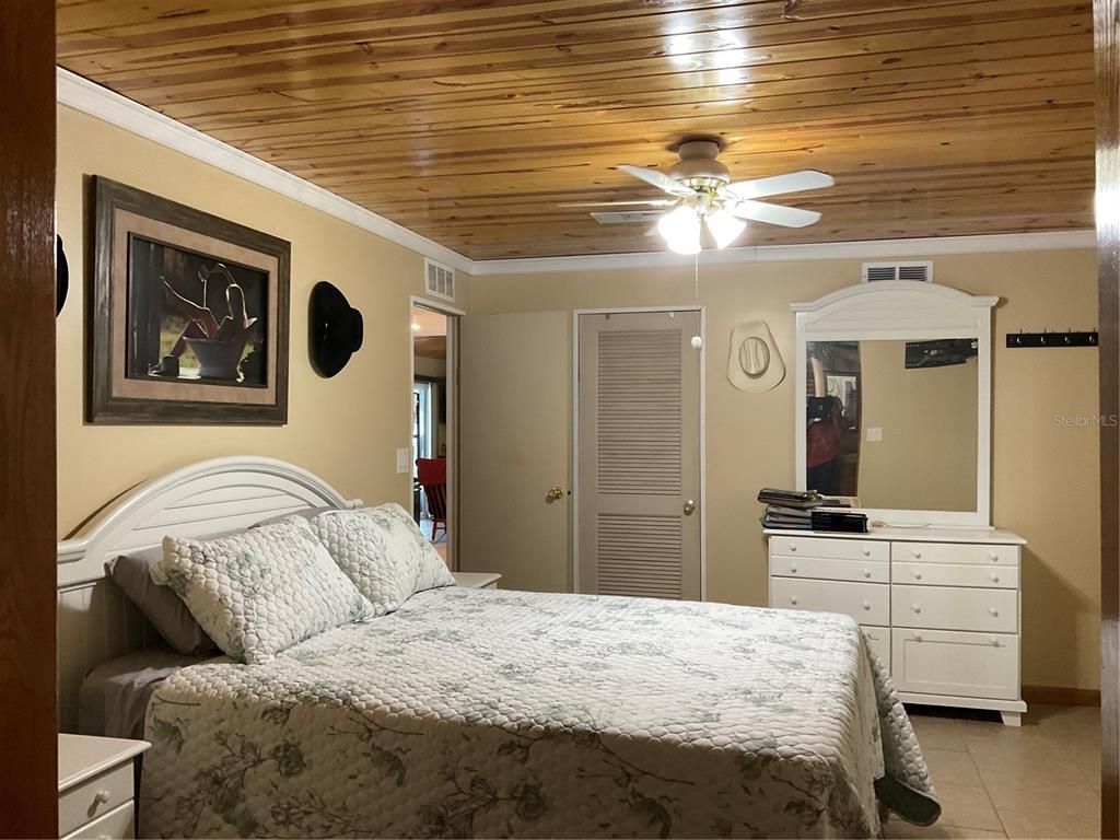 Bedroom, Interior, Wooden Ceilings