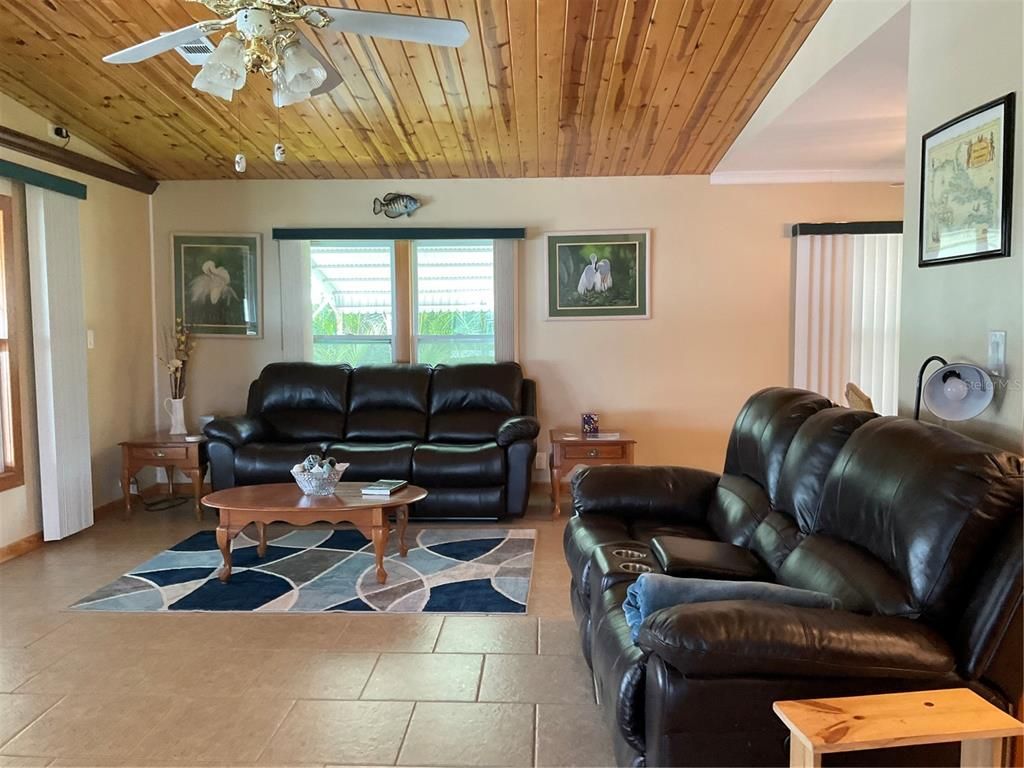 Interior, Living room, Wooden Ceilings
