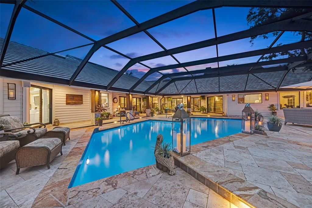 Glass Ceilings, Interior, Pool, Sun Room