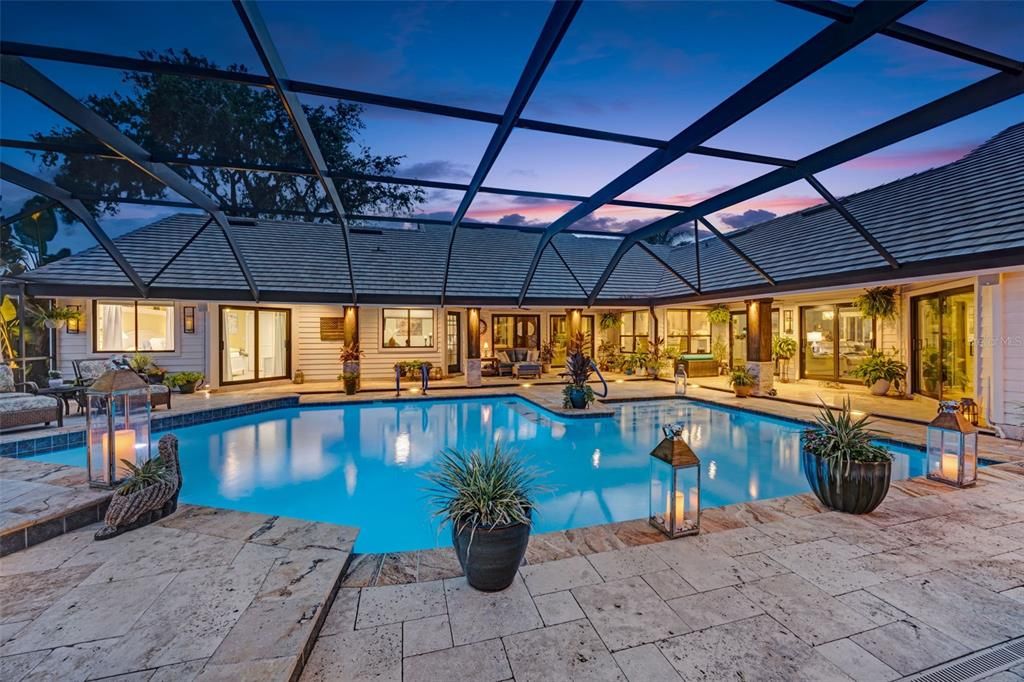 Glass Ceilings, Interior, Pool, Sun Room