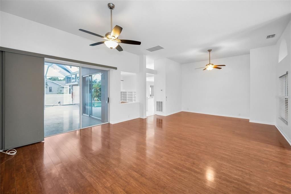 Empty room, Interior, Wood Texture Flooring