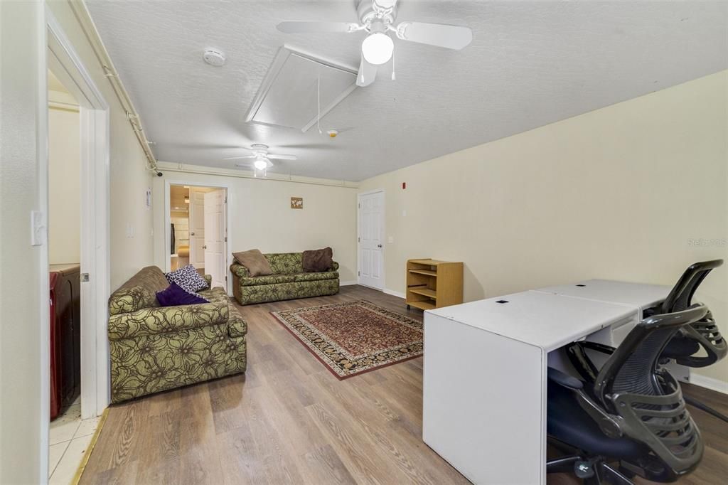 Home Office, Interior, Wood Texture Flooring