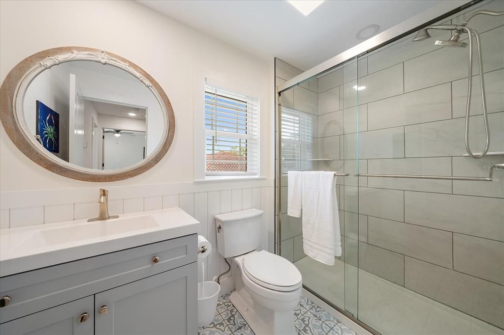 Bathroom, Glass Shower, Interior
