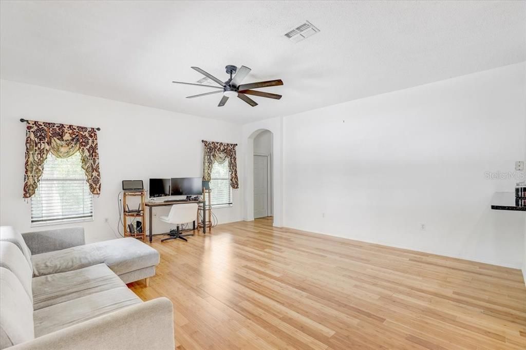Home Office, Interior, Wood Texture Flooring