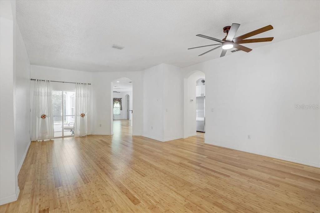 Empty room, Interior, Wood Texture Flooring
