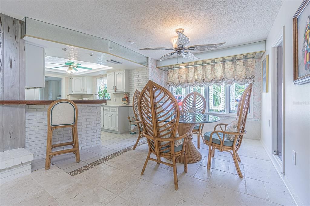 Dining room, Interior, Kitchen, Stone Walls