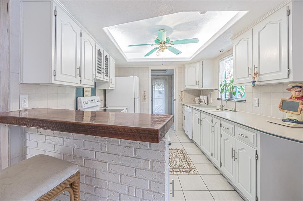 Interior, Kitchen, Stone Walls