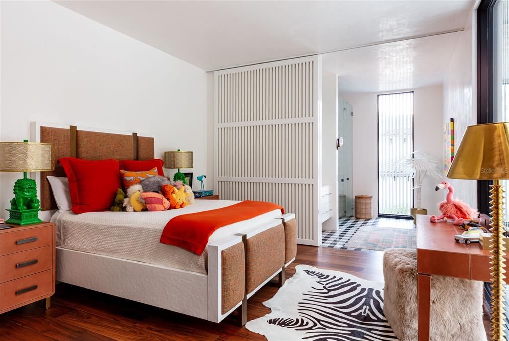 Bedroom, Interior, Wood Texture Flooring